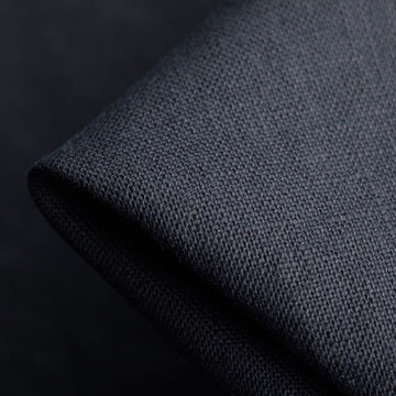 Remnant of Heavy Navy Linen