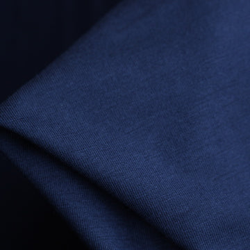 Bamboo Jersey Knit - Navy Blue (250gsm)