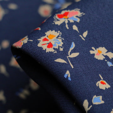 Mystified Floral Viscose Crepe