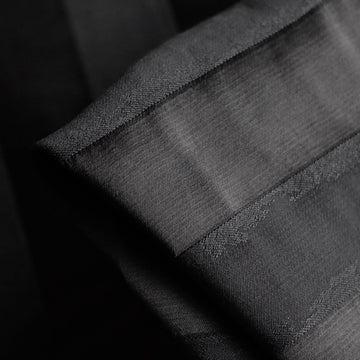 Black On Black Stripe Viscose