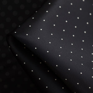 Punto Black Fancy Lining (140cm wide)