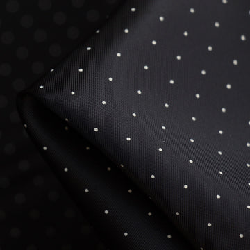 Punto Black Fancy Lining (140cm wide)