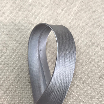 Silver 15mm Satin Bias