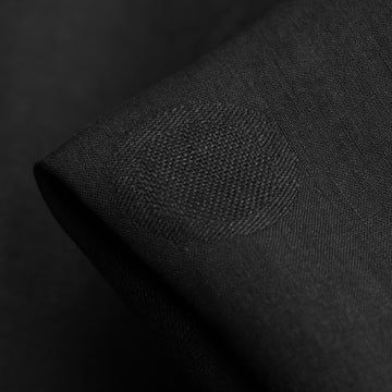 Ring Around Jacquard Linen - Black