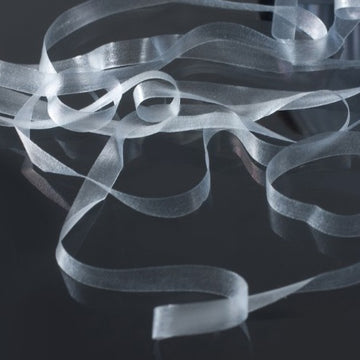 Transparent Clear PU Jelly Stretch Elastic Tape 6mm - sold by 5mt length