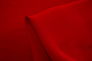 Silk Crepe De Chine - Poppy Red