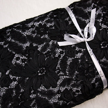 Fiora Ribbon Black Lace