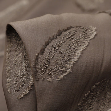 Sepia Feathers Jacquard