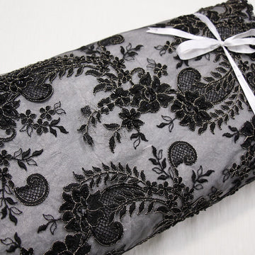 Celine Black/Gold Lace