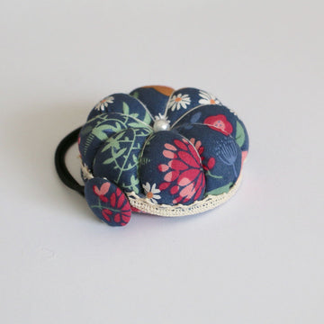 Wrist Pin Cushion - Blue Floral