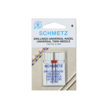 Schmetz Needles - Universal Twin Needle - 4.0mm