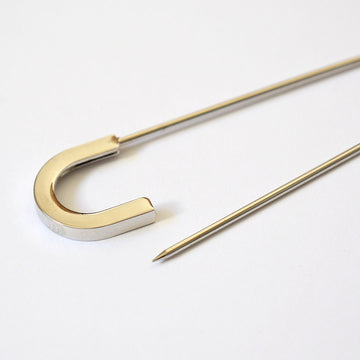 U Kilt Pin/Shiny Silver - 7.5cm (3")